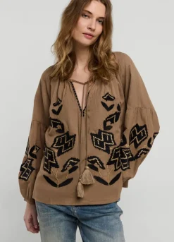 Vrouwen Summum Woman Blouse In Linnenmix
