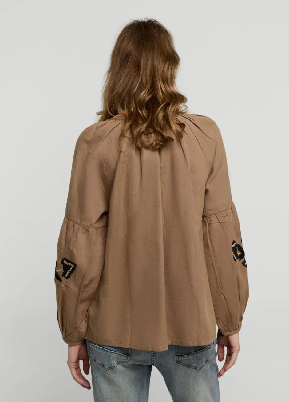 Vrouwen Summum Woman Blouse In Linnenmix