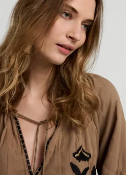 Vrouwen Summum Woman Blouse In Linnenmix