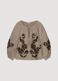 Vrouwen Summum Woman Blouse In Linnenmix