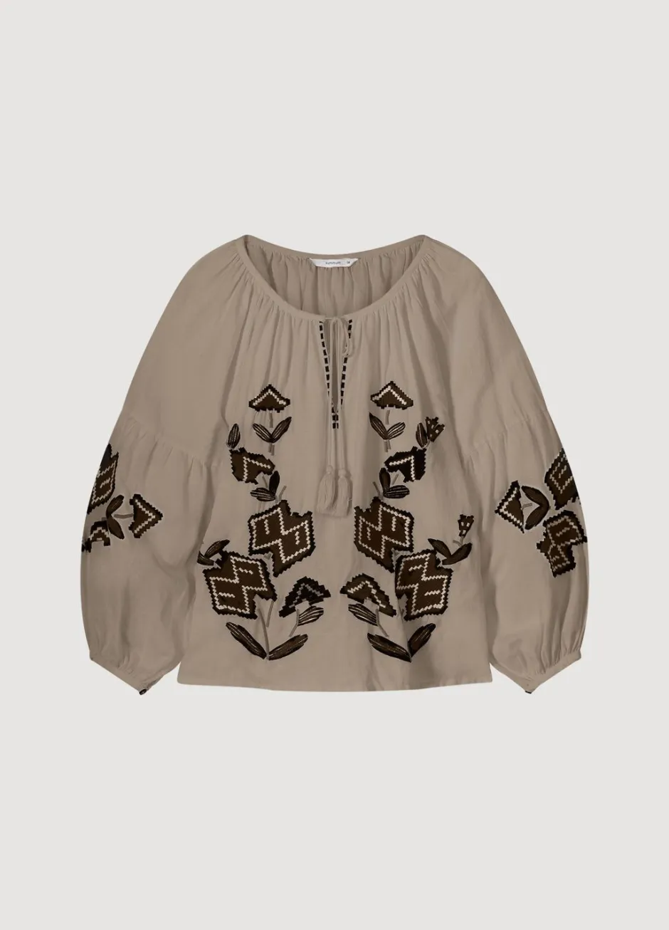 Vrouwen Summum Woman Blouse In Linnenmix