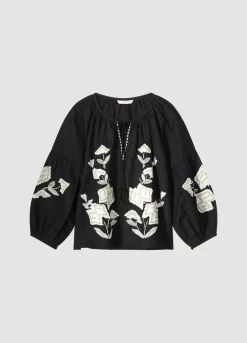 Vrouwen Summum Woman Blouse In Linnenmix