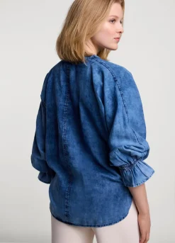 Vrouwen Summum Woman Blouse Met Broderie Anglaise