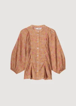 Vrouwen Summum Woman Blouse Met Geplooide Ballonmouw