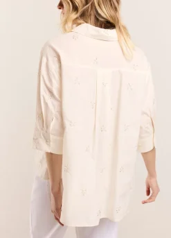 Vrouwen Summum Woman Blousje Met Geborduurde Bloemen