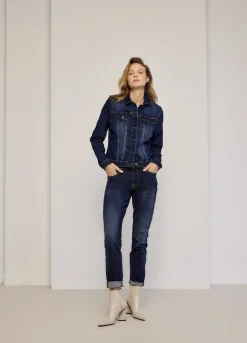 Vrouwen Summum Woman Blue Daze Denim Tapered Jeans