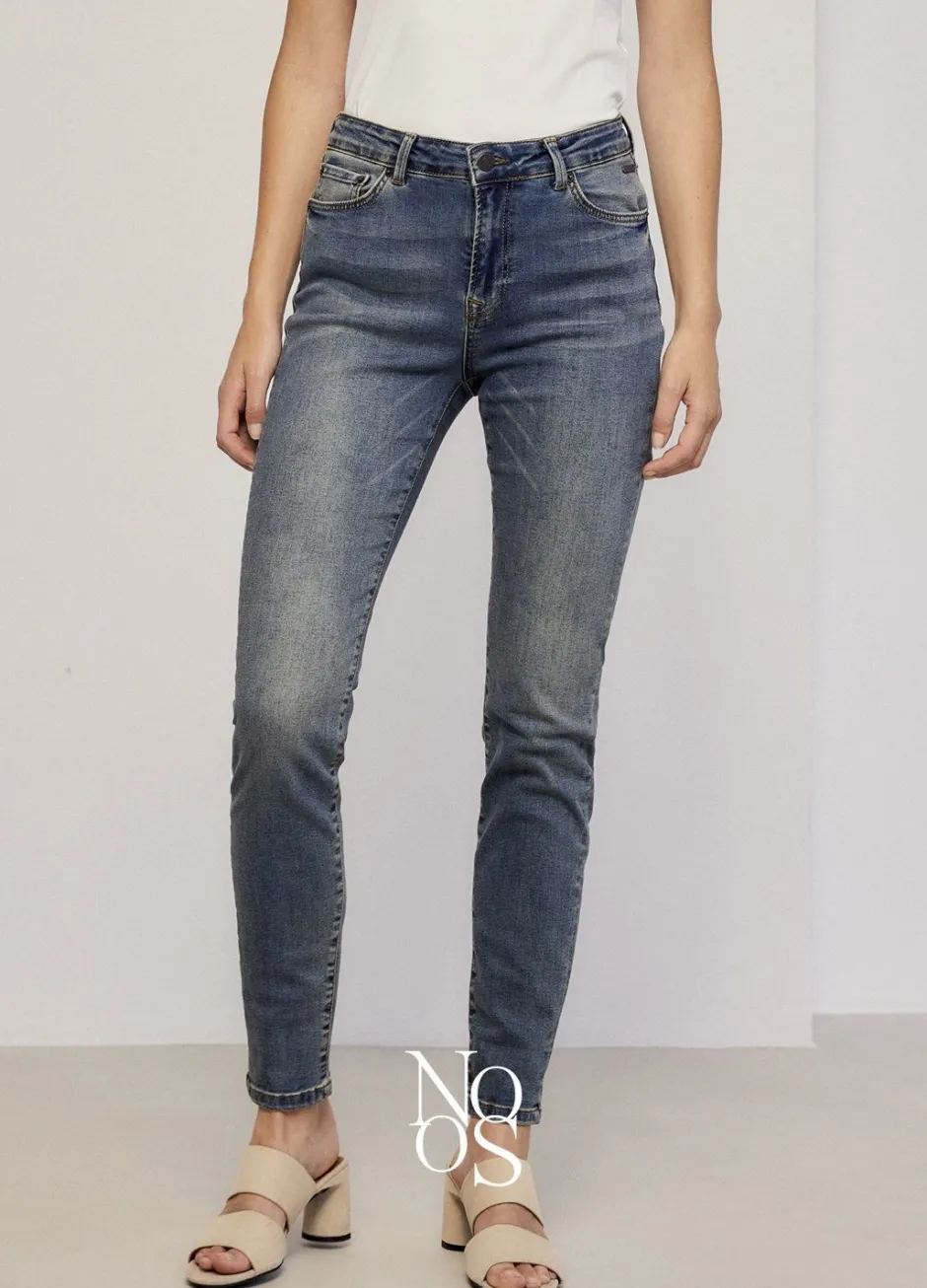 Vrouwen Summum Woman Blue Daze Denim Tapered Jeans