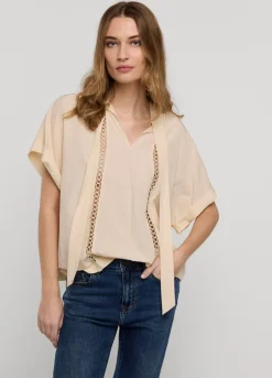 Vrouwen Summum Woman Bow Tie Top