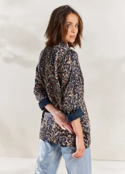 Vrouwen Summum Woman Boyfriend Blazer Met Print