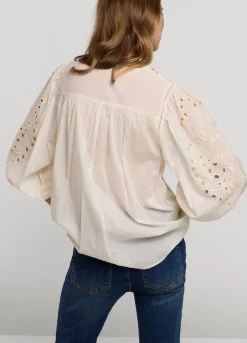 Vrouwen Summum Woman Broderie Anglaise Top