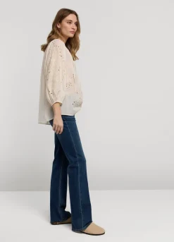 Vrouwen Summum Woman Broderie Anglaise Top