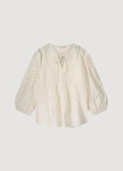 Vrouwen Summum Woman Broderie Anglaise Top