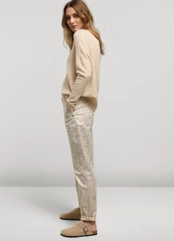 Vrouwen Summum Woman Broek Metallic Print