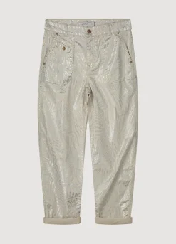 Vrouwen Summum Woman Broek Metallic Print