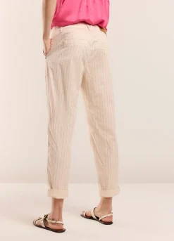 Vrouwen Summum Woman Broek Met Metallic Streep