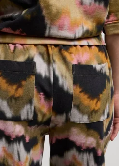 Vrouwen Summum Woman Broek Met Waterverf-Print