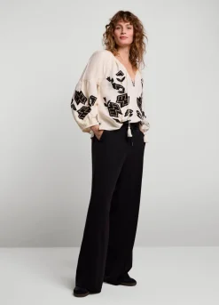 Vrouwen Summum Woman Broek Met Wijde Pijpen