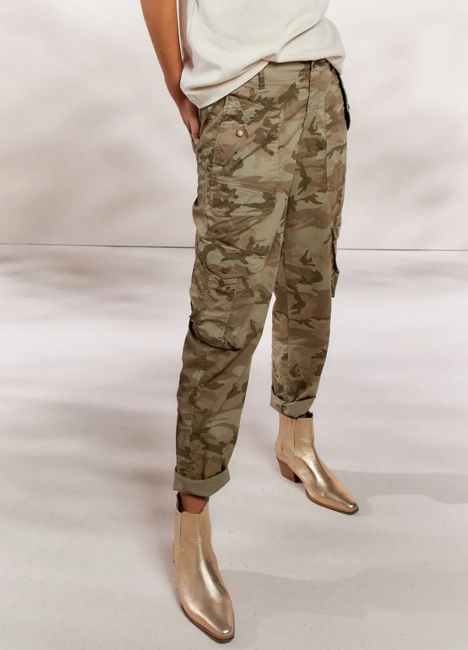 Vrouwen Summum Woman Camouflage Cargobroek