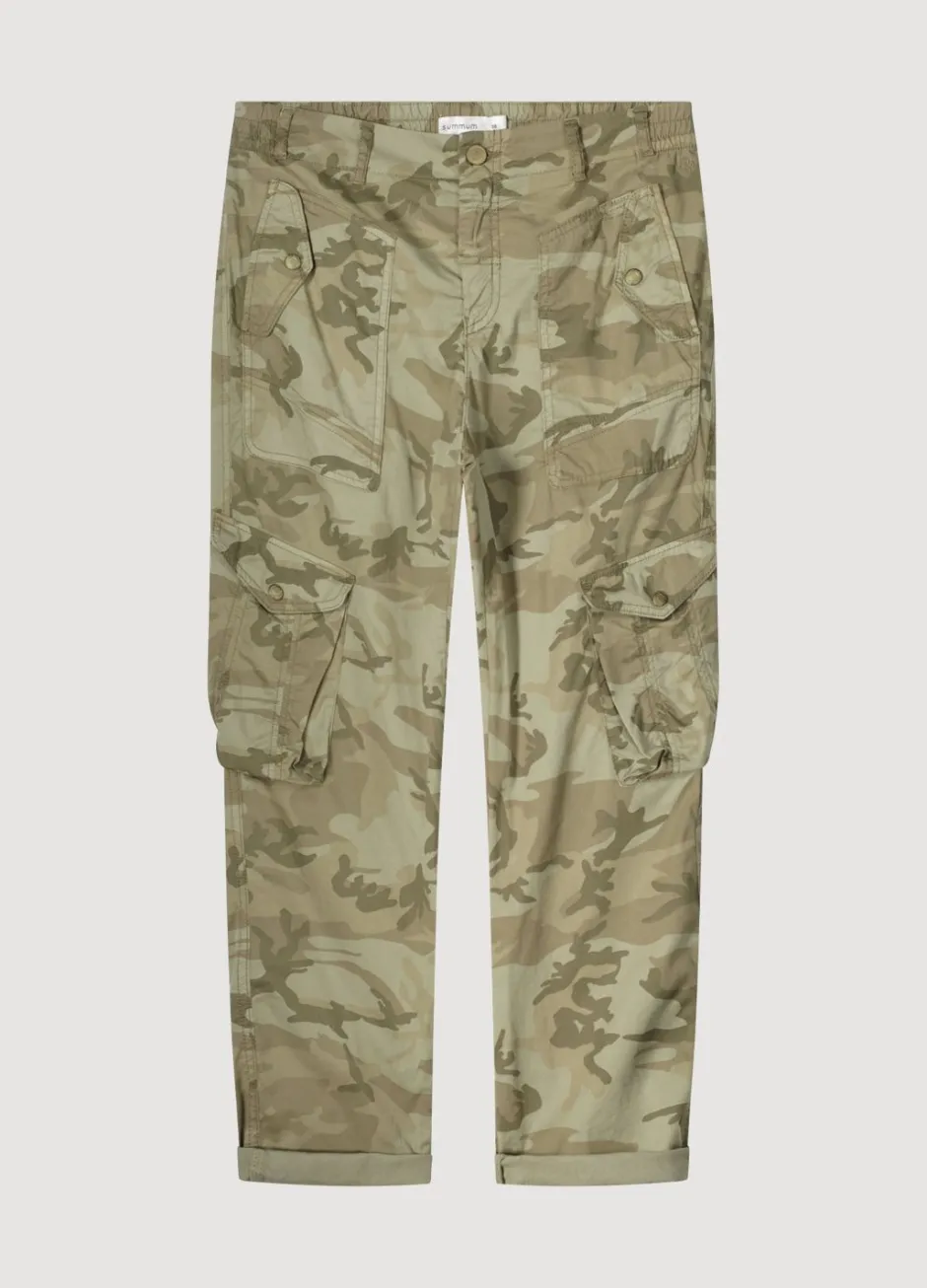 Vrouwen Summum Woman Camouflage Cargobroek