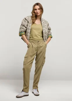 Vrouwen Summum Woman Cargobroek Met Strik