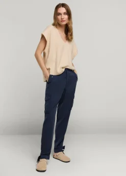 Vrouwen Summum Woman Cargobroek Met Strik