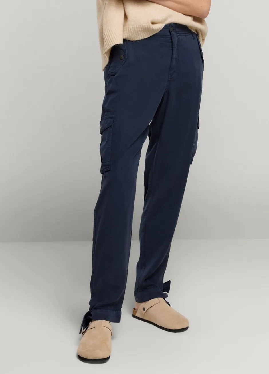 Vrouwen Summum Woman Cargobroek Met Strik
