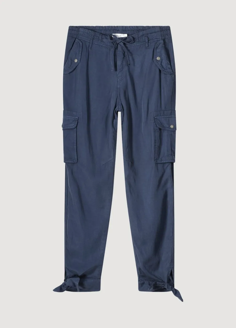 Vrouwen Summum Woman Cargobroek Met Strik