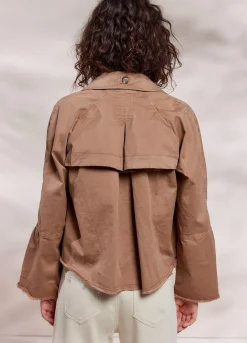 Vrouwen Summum Woman Cropped Trenchcoat
