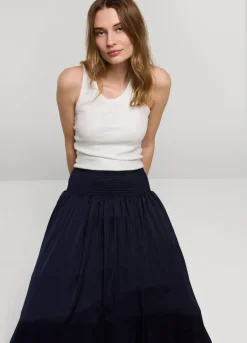 Vrouwen Summum Woman Drapey Satin Rok