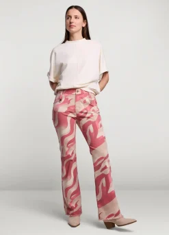 Vrouwen Summum Woman Flared Broek Met Print