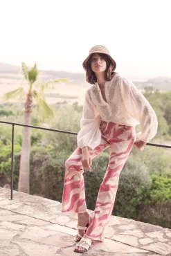 Vrouwen Summum Woman Flared Broek Met Print
