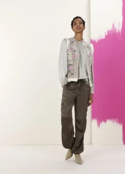 Vrouwen Summum Woman Geborduurd Gilet