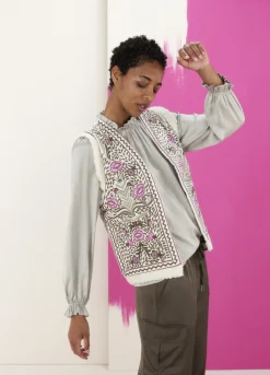 Vrouwen Summum Woman Geborduurd Gilet