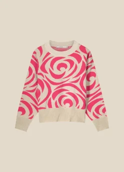Vrouwen Summum Woman Gebreide Jacquard Trui
