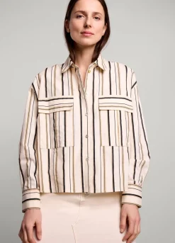 Vrouwen Summum Woman Gestreepte Blouse