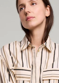 Vrouwen Summum Woman Gestreepte Blouse