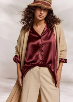 Vrouwen Summum Woman Glanzende Blouse