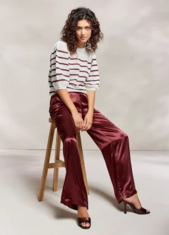 Vrouwen Summum Woman Glanzende Rechte Broek