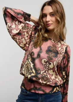 Vrouwen Summum Woman Glanzende Top Met Smok