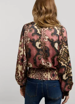 Vrouwen Summum Woman Glanzende Top Met Smok
