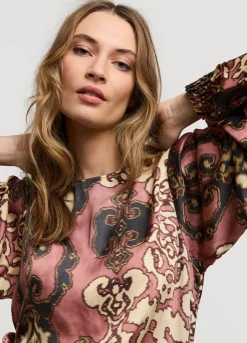 Vrouwen Summum Woman Glanzende Top Met Smok