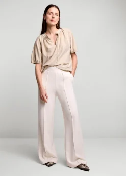 Vrouwen Summum Woman Glimmende Lurex Top