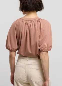 Vrouwen Summum Woman Glimmende Lurex Top