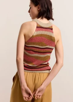 Vrouwen Summum Woman Glinsterende Haltertop