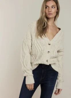 Vrouwen Summum Woman Grofgebreid Zacht Vest
