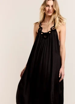 Vrouwen Summum Woman Halterjurk Viscose-Satijn