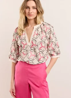 Vrouwen Summum Woman Handgeborduurd Top