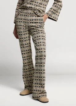 Vrouwen Summum Woman Jacquard Flared Pants