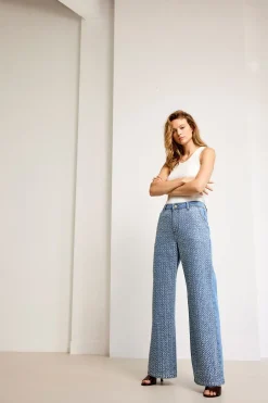 Vrouwen Summum Woman Jeans Met Pailletten
