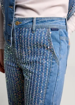 Vrouwen Summum Woman Jeans Met Pailletten